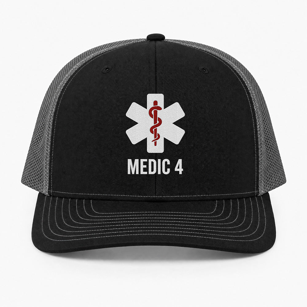Custom Medic Unit Richardson 112 Trucker Cap - Embroidered