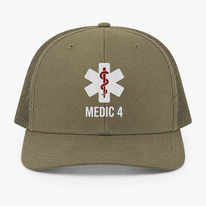 Custom Medic Unit Richardson 112 Trucker Cap - Embroidered