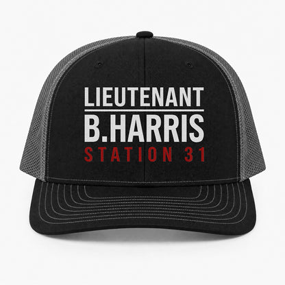 Custom Rank & Name Richardson 112 Trucker Cap - Embroidered