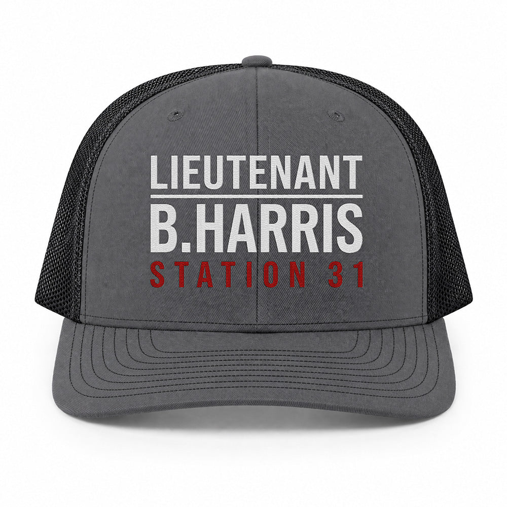 Custom Rank & Name Richardson 112 Trucker Cap - Embroidered