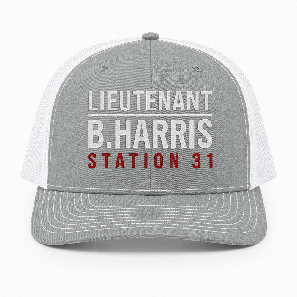 Custom Rank & Name Richardson 112 Trucker Cap - Embroidered