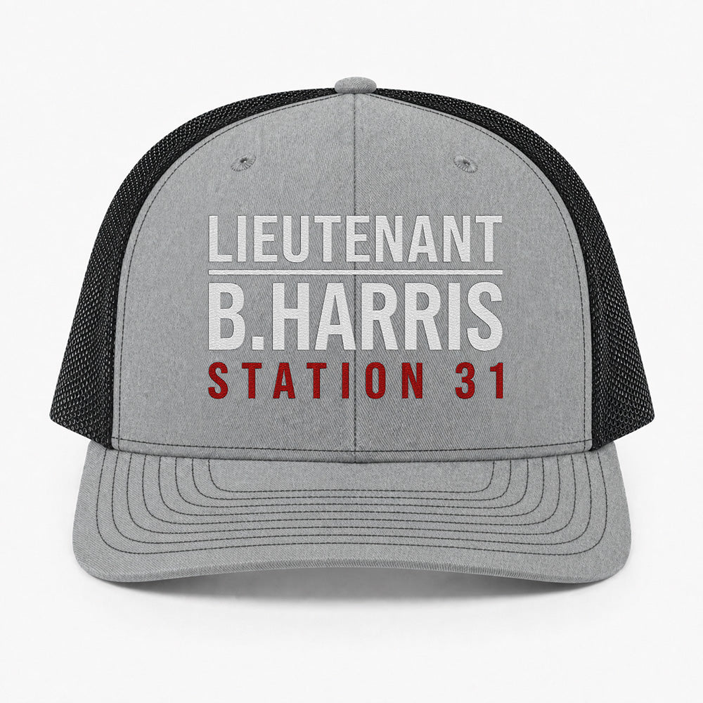 Custom Rank & Name Richardson 112 Trucker Cap - Embroidered
