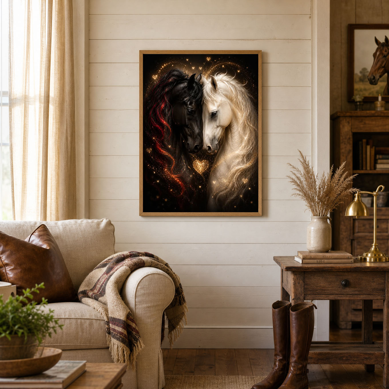 Soulmates Horse Poster Print