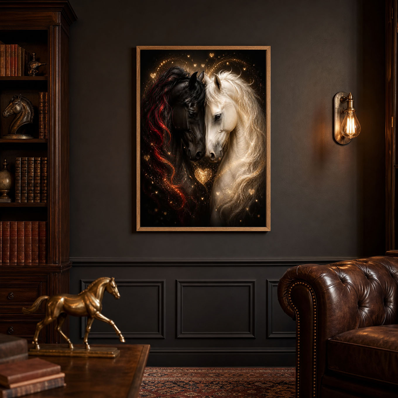 Soulmates Horse Poster Print