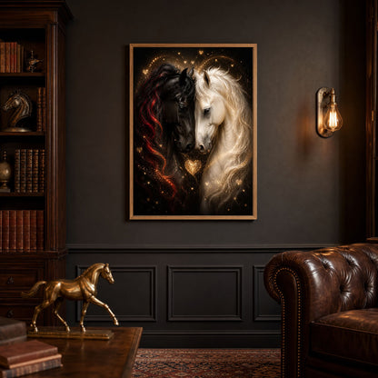 Soulmates Horse Poster Print
