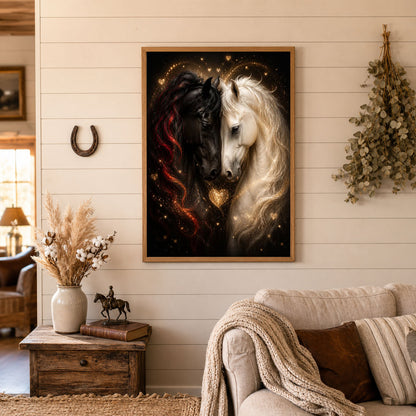 Soulmates Horse Poster Print