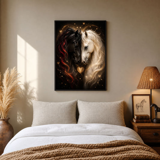 Soulmates Horse Poster Print