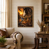 Spirit Horse Native Sunset Poster Print
